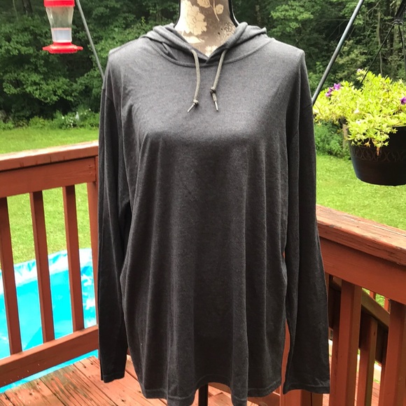 Gildan Tops - Lightweight Gray Hoodie - XL